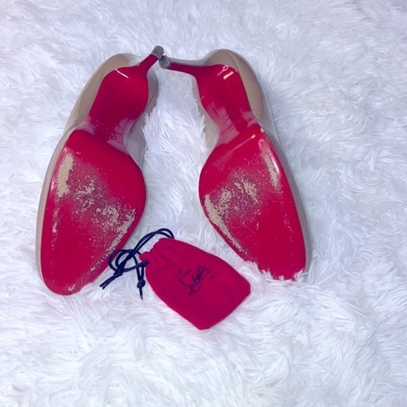 🔥Christian Louboutin Nude PumpBEIGE Size 8 - Picture 11 of 13